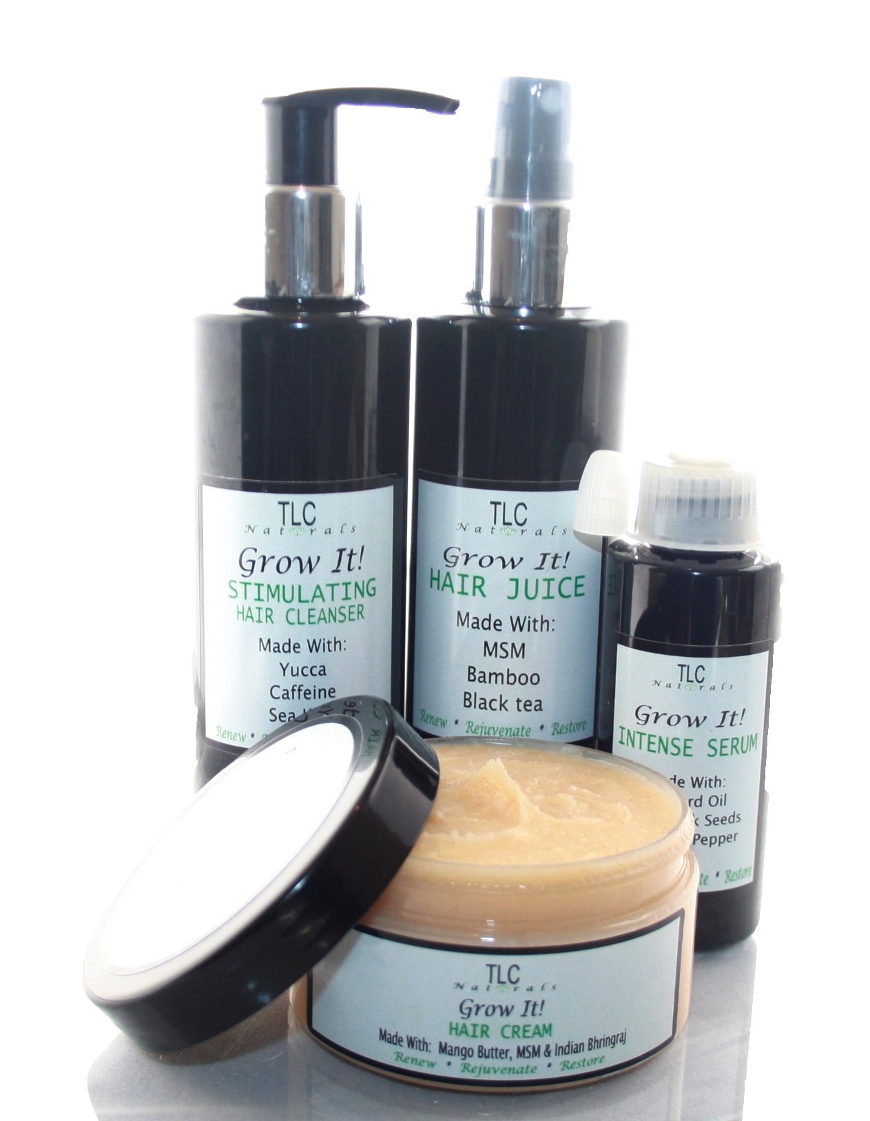 review, feedback, tlc naturals, grow it, gals, guys, hair growth products, hair growth, products, natural, natural hair, grow it, cleanser, serum,intense serum, grow it juice, grow it cream, feedback,